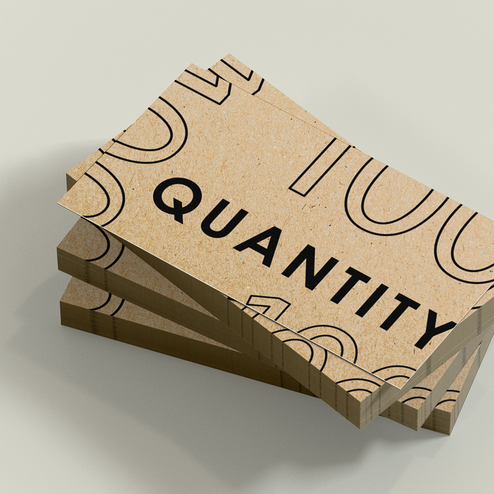 Kraft Business Card Quantity